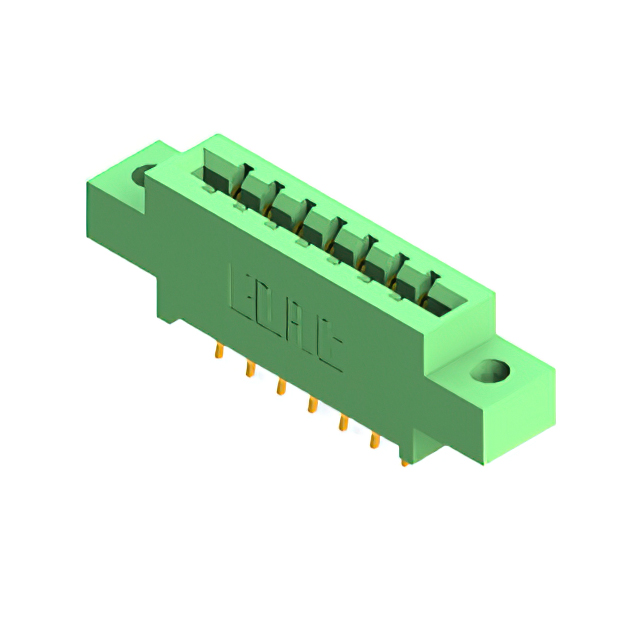 CONN EDGE DUAL FMALE 14POS 0.156