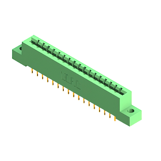 CONN EDGE SGL FMALE 17POS 0.156