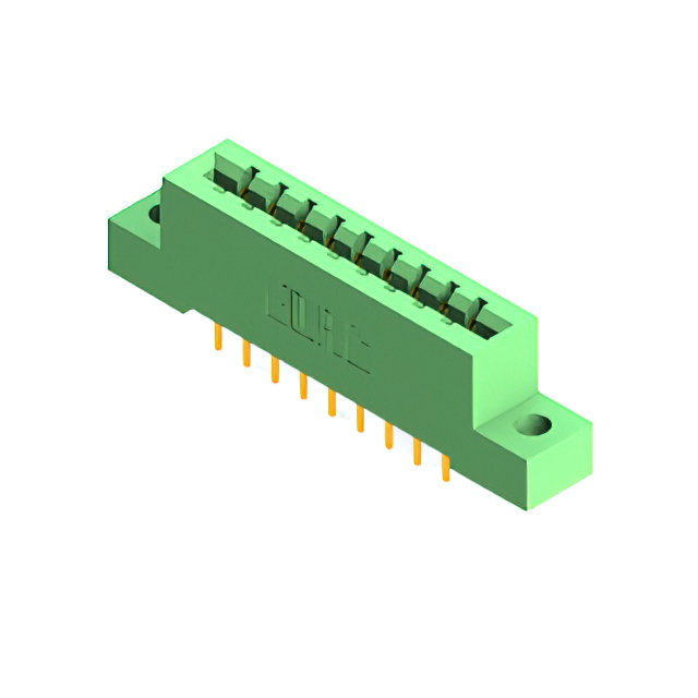 CONN EDGE DUAL FMALE 18POS 0.156