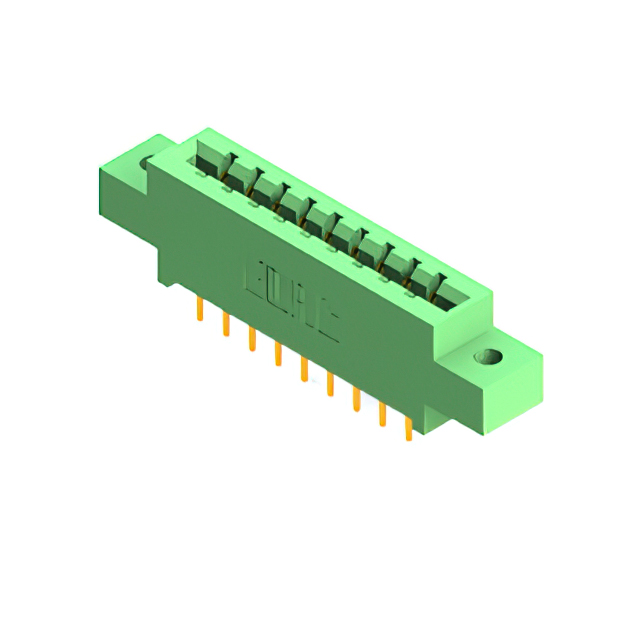 CONN EDGE DUAL FMALE 18POS 0.156