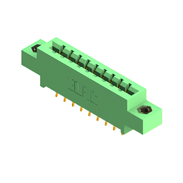 CONN EDGE DUAL FMALE 18POS 0.156
