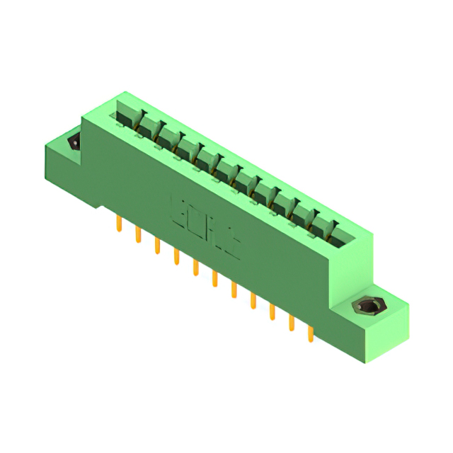 CONN EDGE DUAL FMALE 22POS 0.156