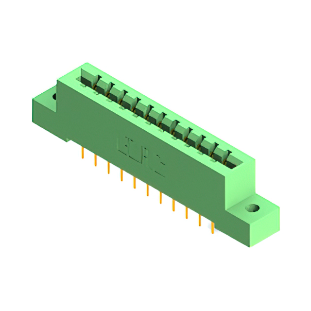 CONN EDGE DUAL FMALE 22POS 0.156
