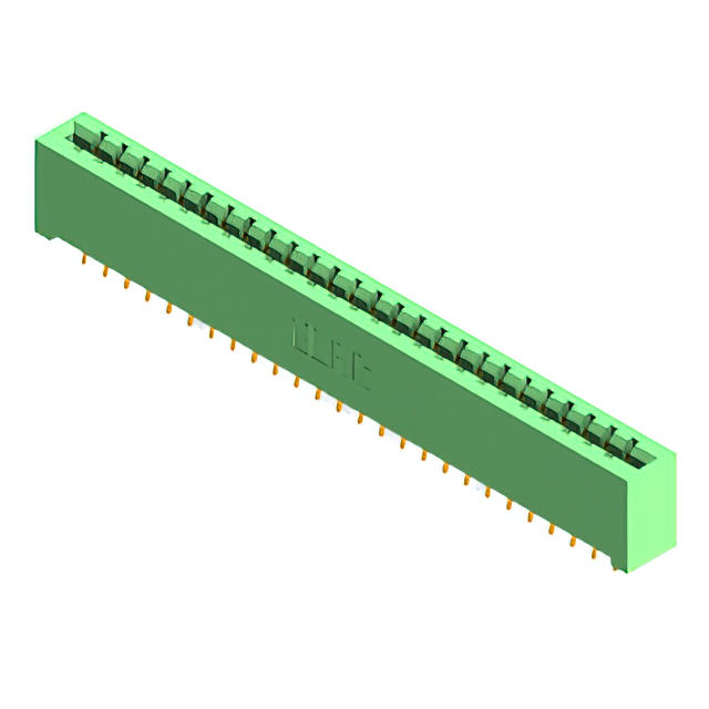 CONN EDGE DUAL FMALE 52POS 0.156