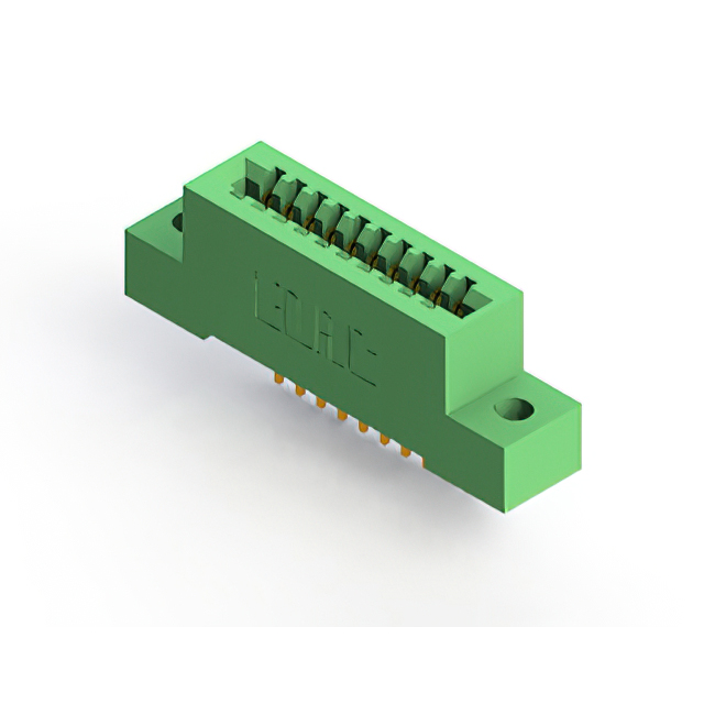 CONN EDGE SINGLE FML 10POS 0.100