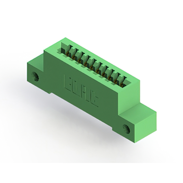 CONN EDGE SINGLE FML 10POS 0.100