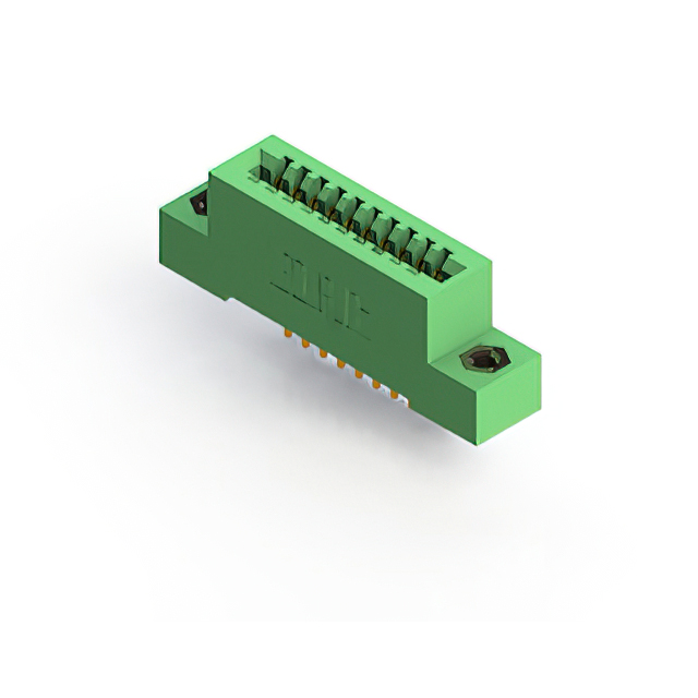 CONN EDGE SINGLE FML 10POS 0.100