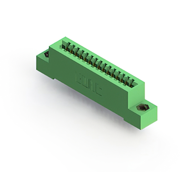 CONN EDGE SINGLE FML 15POS 0.100