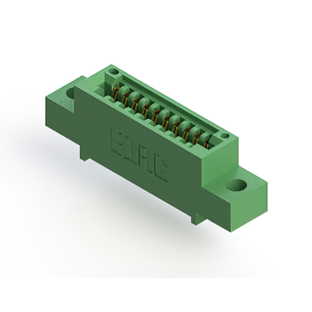 CONN EDGE SINGLE FML 10POS 0.100