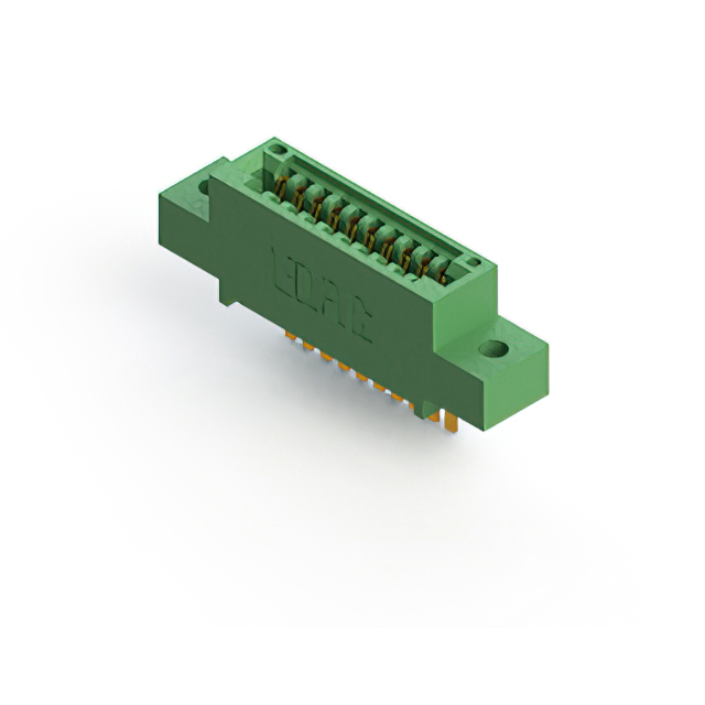 CONN EDGE SINGLE FML 10POS 0.100