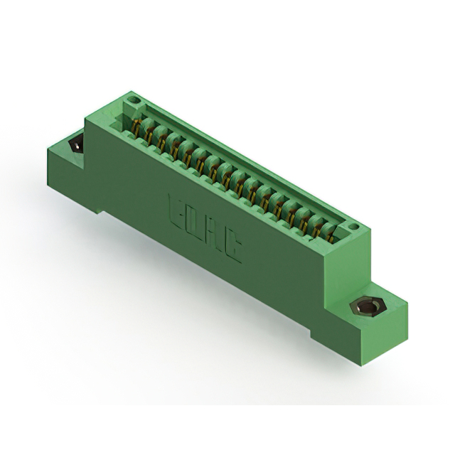 CONN EDGE SINGLE FML 16POS 0.100