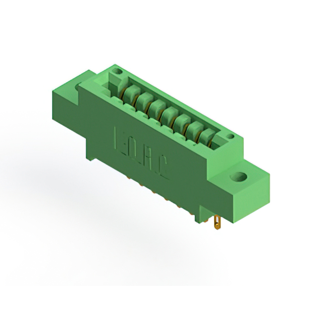 CONN EDGE SGL FMALE 8POS 0.125