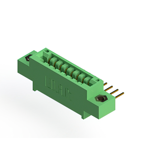 CONN EDGE SGL FMALE 8POS 0.125
