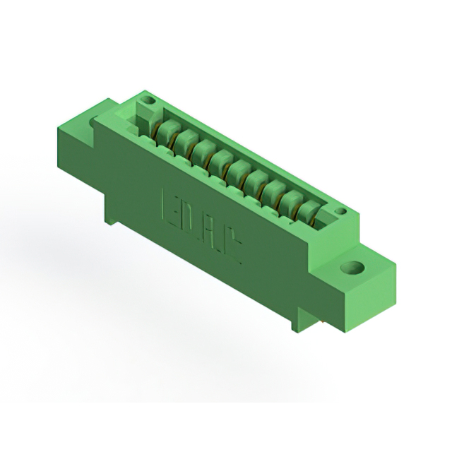 CONN EDGE SGL FMALE 10POS 0.125