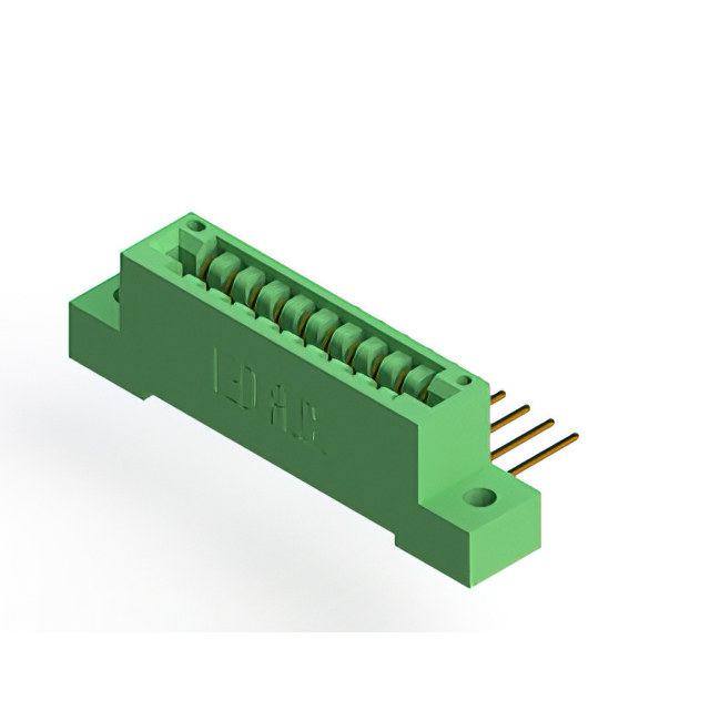 CONN EDGE SGL FMALE 10POS 0.125