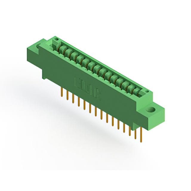 CONN EDGE SGL FMALE 15POS 0.125