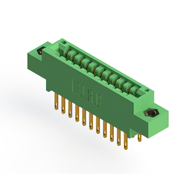 CONN EDGE DUAL FMALE 22POS 0.125