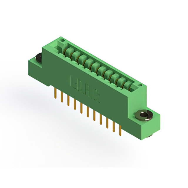 CONN EDGE DUAL FMALE 22POS 0.125