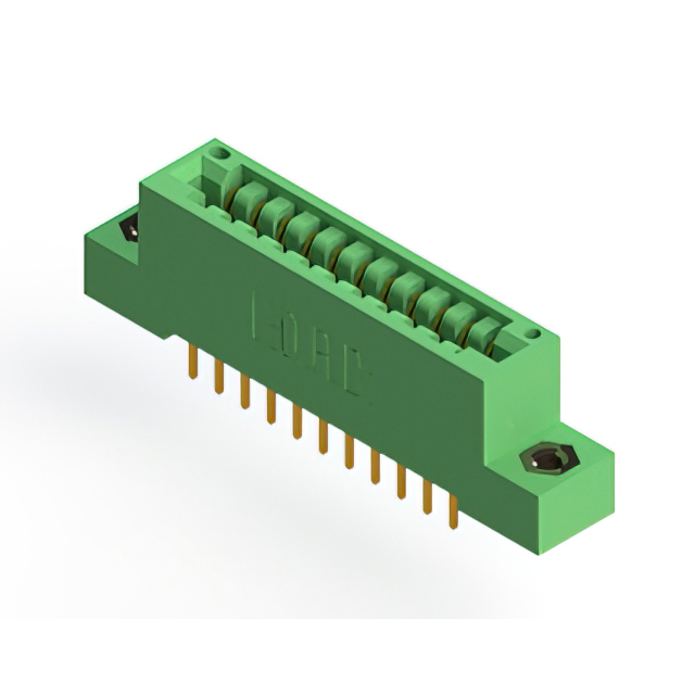 CONN EDGE DUAL FMALE 22POS 0.125