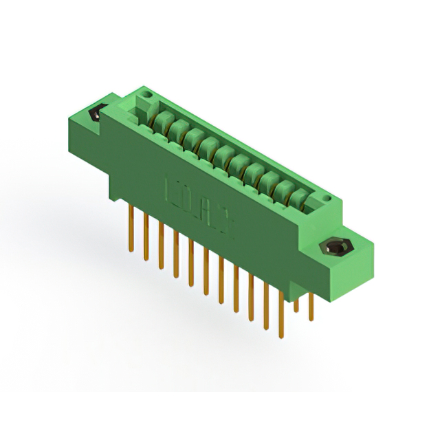 CONN EDGE DUAL FMALE 22POS 0.125