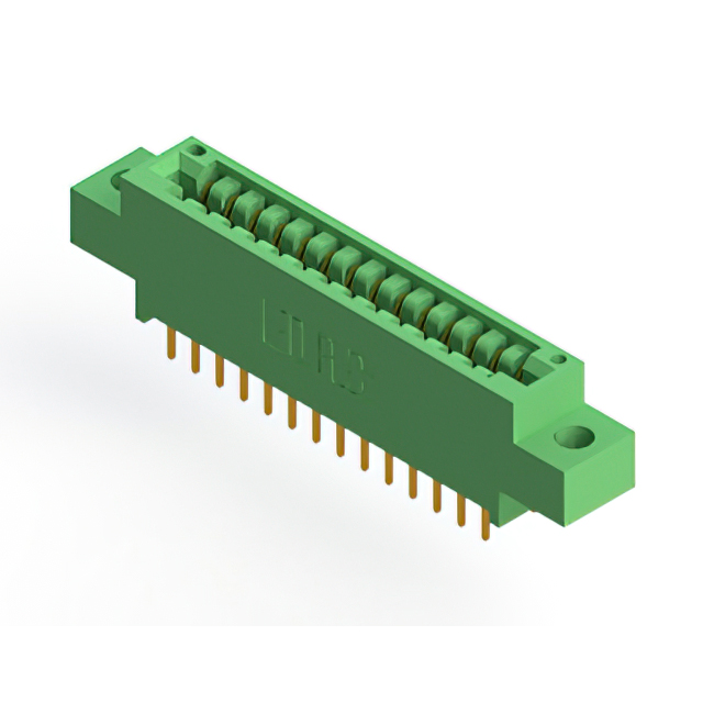 CONN EDGE DUAL FMALE 28POS 0.125