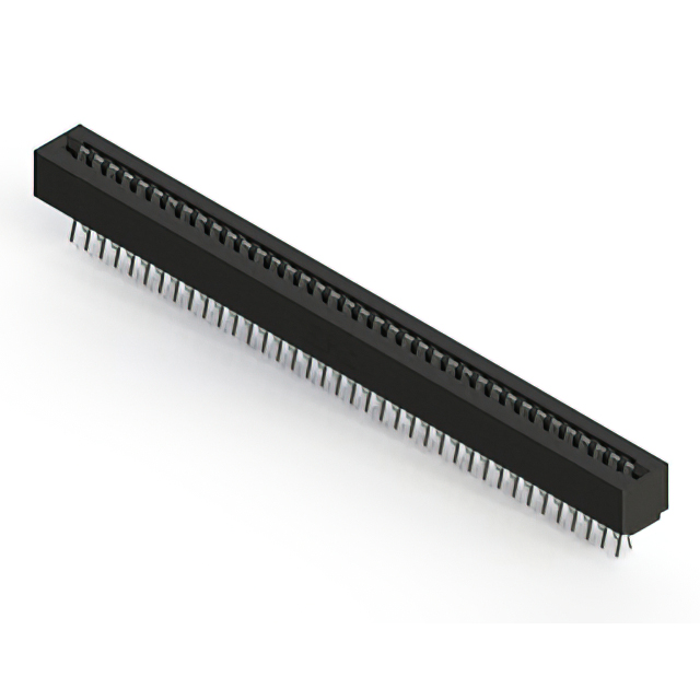 CONN EDGE DUAL FMALE 76POS 0.156