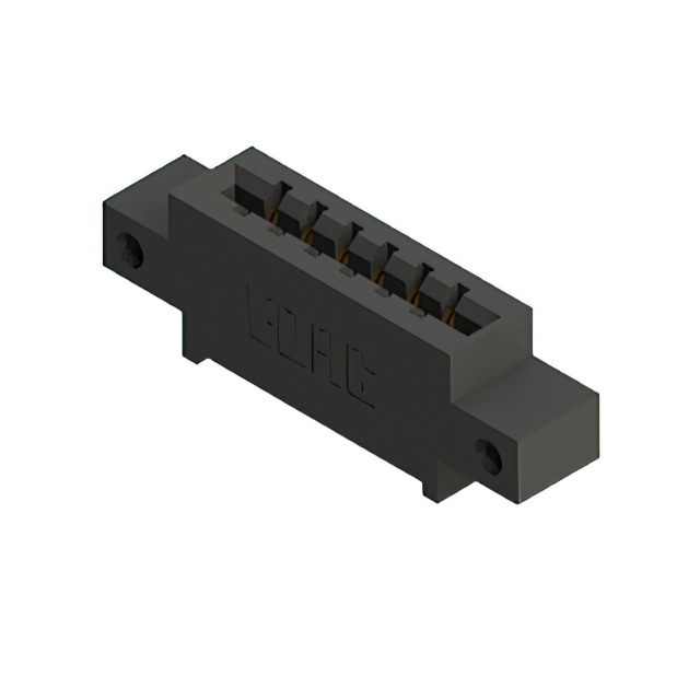 CONN EDGE SGL FMALE 6POS 0.156