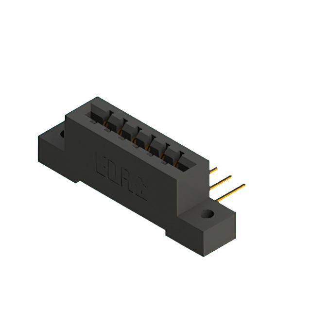 CONN EDGE SGL FMALE 6POS 0.156