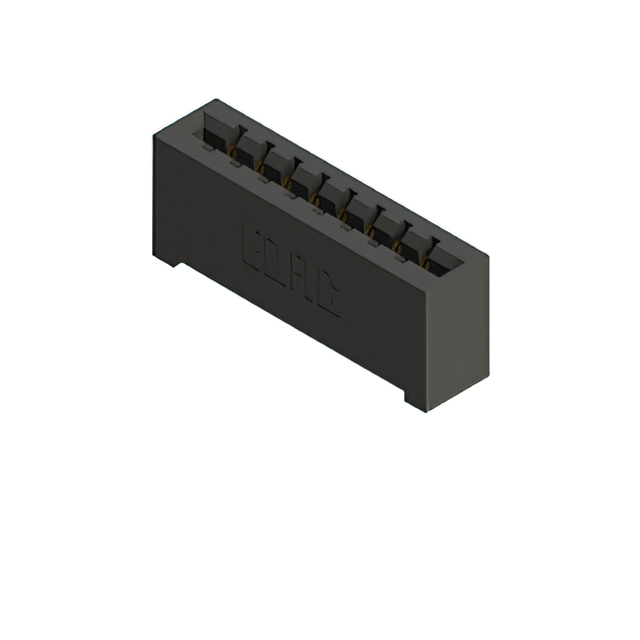 CONN EDGE SGL FMALE 8POS 0.156