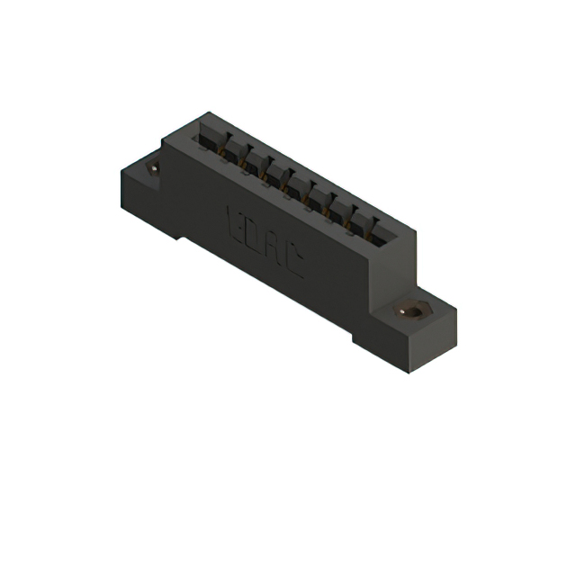 CONN EDGE SGL FMALE 8POS 0.156