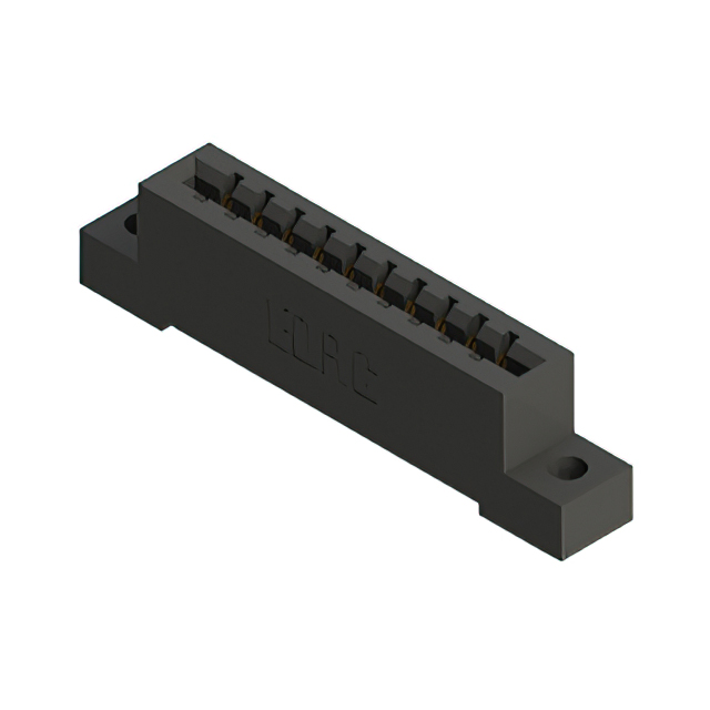CONN EDGE SGL FMALE 10POS 0.156