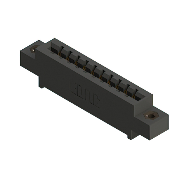 CONN EDGE SGL FMALE 10POS 0.156