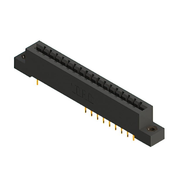CONN EDGE SGL FMALE 17POS 0.156