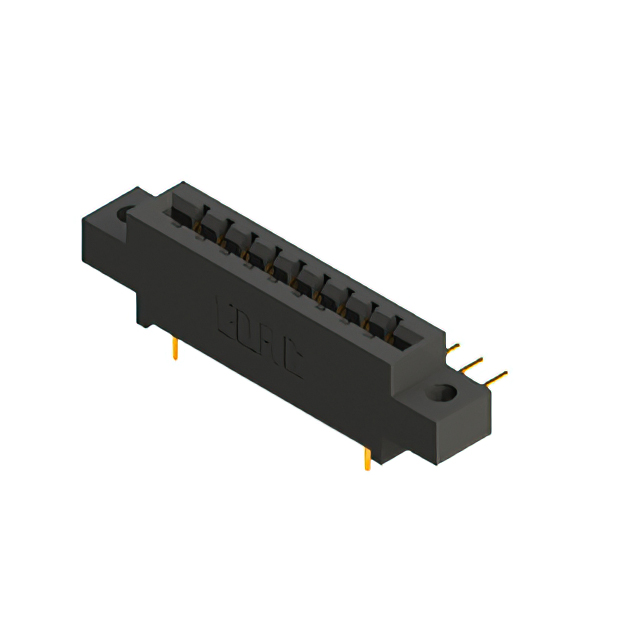 CONN EDGE DUAL FMALE 18POS 0.156