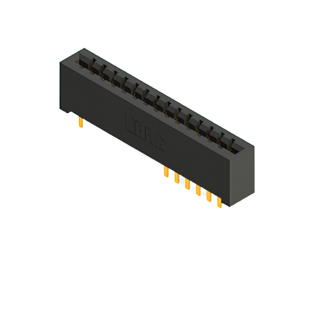 CONN EDGE DUAL FMALE 28POS 0.156