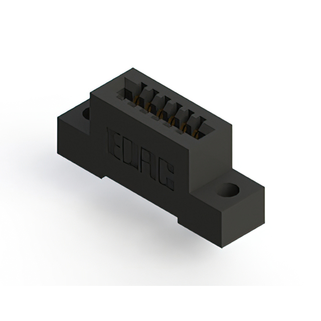 CONN EDGE SINGLE FML 6POS 0.100