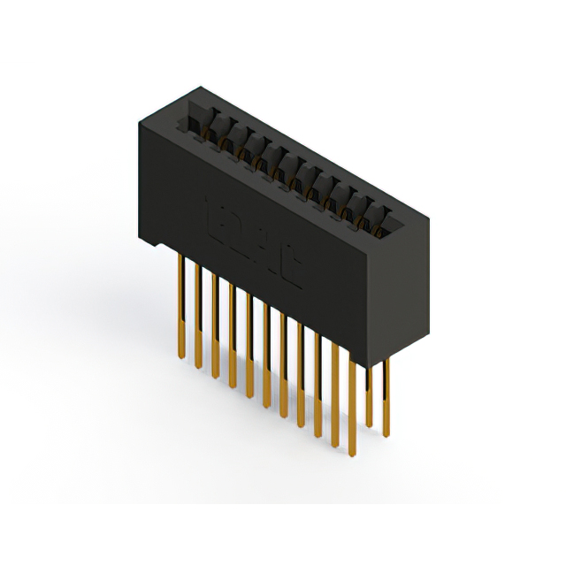 CONN EDGE DUAL FMALE 22POS 0.100