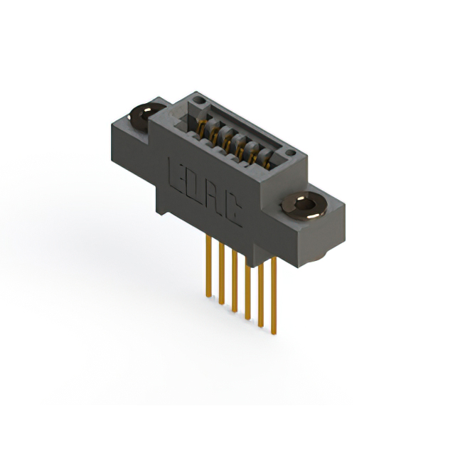 CONN EDGE SINGLE FML 6POS 0.100