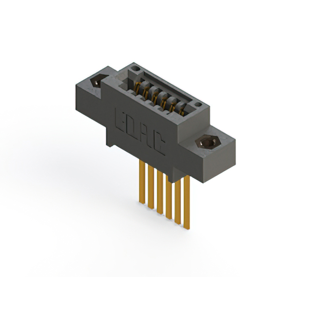 CONN EDGE SINGLE FML 6POS 0.100