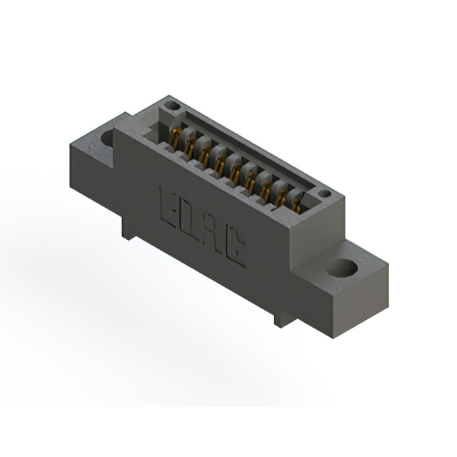CONN EDGE SINGLE FML 9POS 0.100