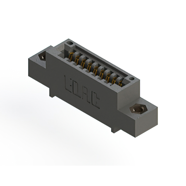 CONN EDGE SINGLE FML 9POS 0.100