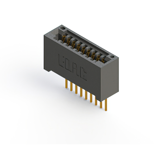 CONN EDGE SINGLE FML 9POS 0.100