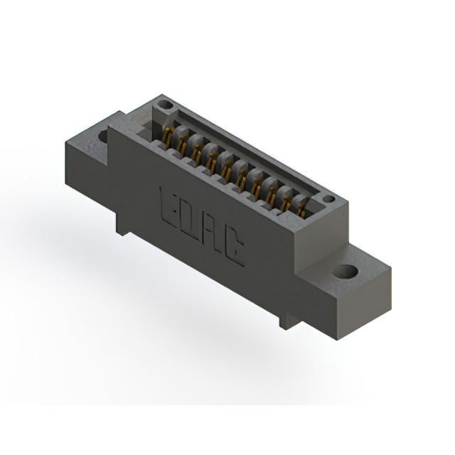 CONN EDGE SINGLE FML 10POS 0.100