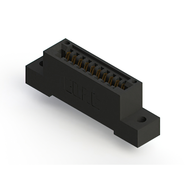 CONN EDGE SINGLE FML 10POS 0.100