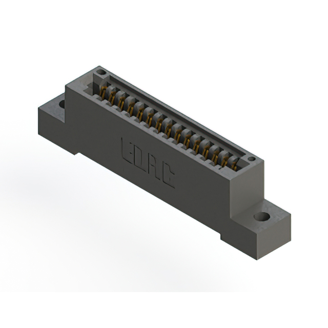 CONN EDGE SINGLE FML 15POS 0.100