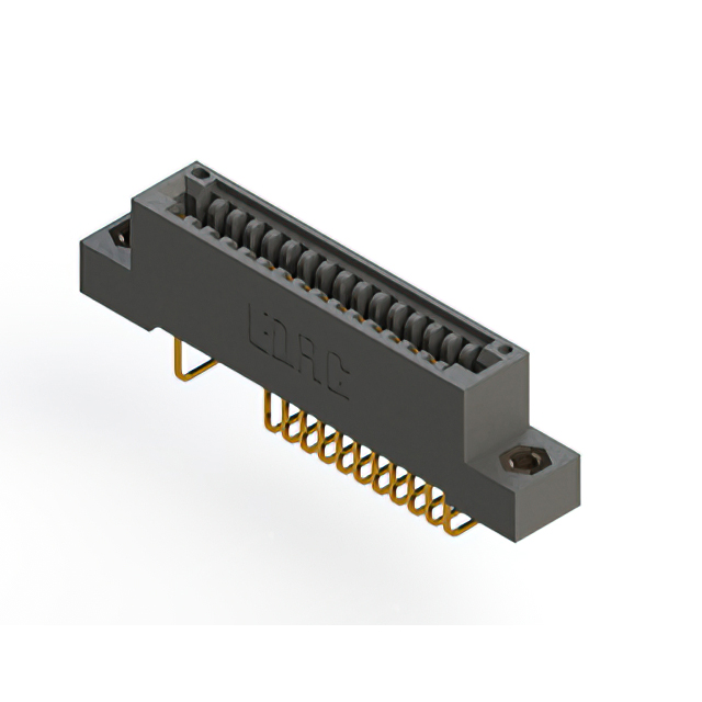 CONN EDGE SINGLE FML 16POS 0.100