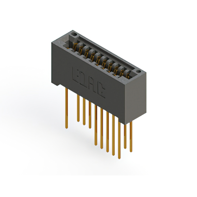 CONN EDGE DUAL FMALE 20POS 0.100