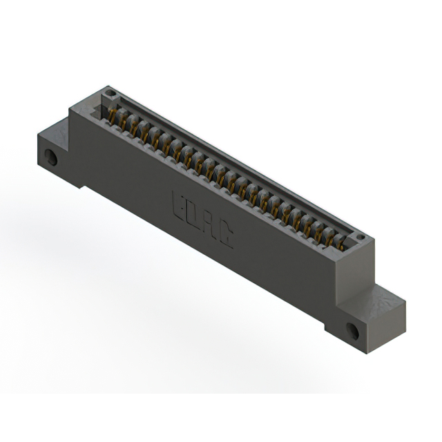 CONN EDGE SINGLE FML 22POS 0.100