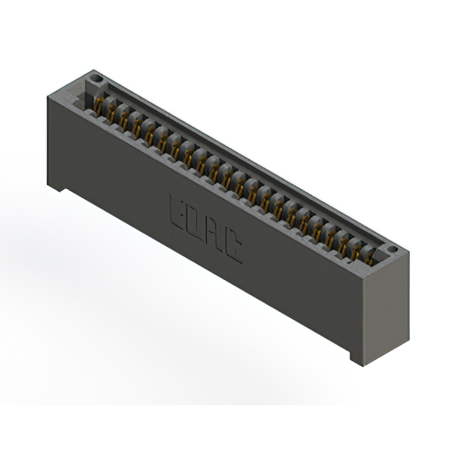 CONN EDGE SINGLE FML 22POS 0.100