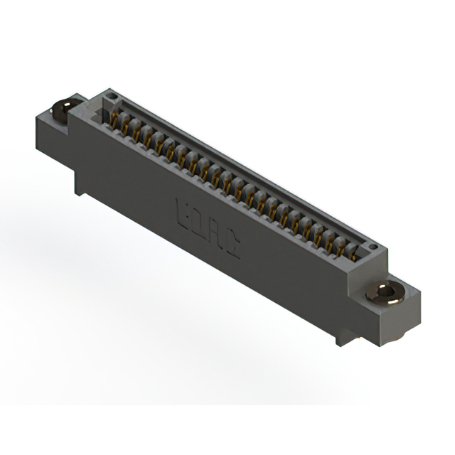 CONN EDGE SINGLE FML 22POS 0.100